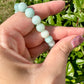 Chic Amazonite Bracelet with 8mm Beads - Embrace Calmness & Harmony, Perfect Accessory for Daily Wear or Meditation