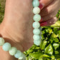 Chic Amazonite Bracelet with 8mm Beads - Embrace Calmness & Harmony, Perfect Accessory for Daily Wear or Meditation