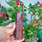 Beautifully Crafted Strawberry Quartz Tower for Healing, Meditation, and Decor - Natural Crystal Point for Energy Balancing and Spiritual Growth