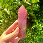 Beautifully Crafted Strawberry Quartz Tower for Healing, Meditation, and Decor - Natural Crystal Point for Energy Balancing and Spiritual Growth