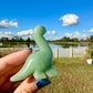 Green Aventurine Dinosaur Carving: Unique Decor Piece for Luck & Growth, Perfect for Collectors and Enthusiasts of Natural Healing