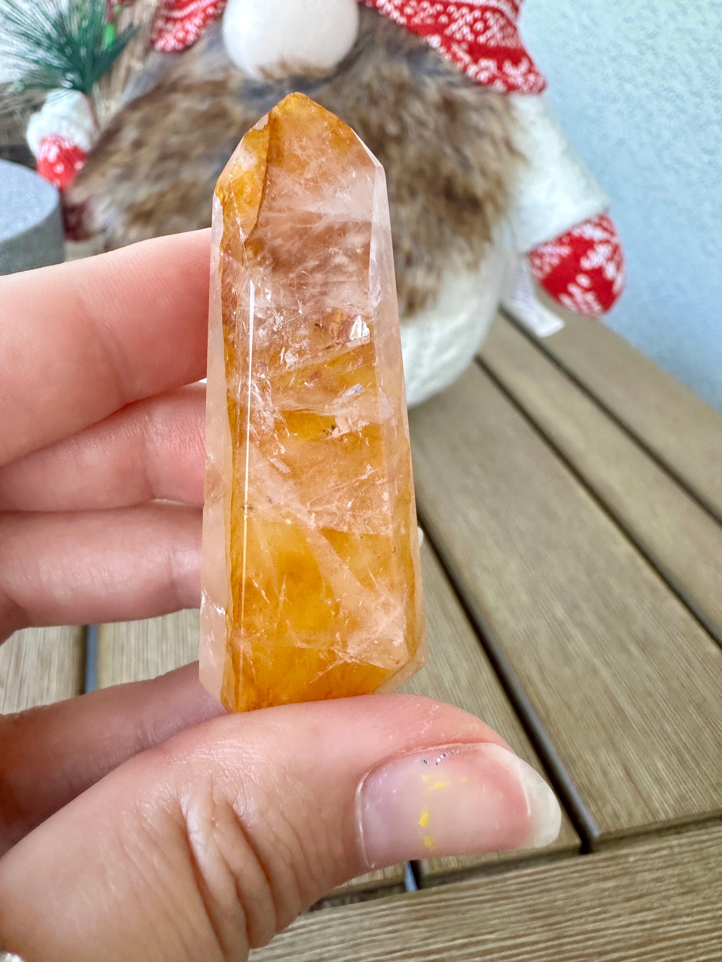 Golden Healer Quartz Tower: Illuminate Your Space with Healing Energy, Enhance Meditation and Spiritual Growth, Perfect for Crystal Collectors