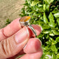 Handcrafted Baltic Amber Sterling Silver Ring - Size 8 UV Reactive Gemstone - Unique Artisan Jewelry - Perfect Gift for Her