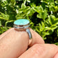 Stunning Amazonite Ring in Sterling Silver, Size 9 - Elegant Handcrafted Gemstone Jewelry, Perfect Gift for Special Occasions