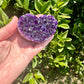 Amethyst Druzy Heart from Uruguay - A Stunning Symbol of Love and Spiritual Growth, Perfect for Collectors and Home Decor (Copy)