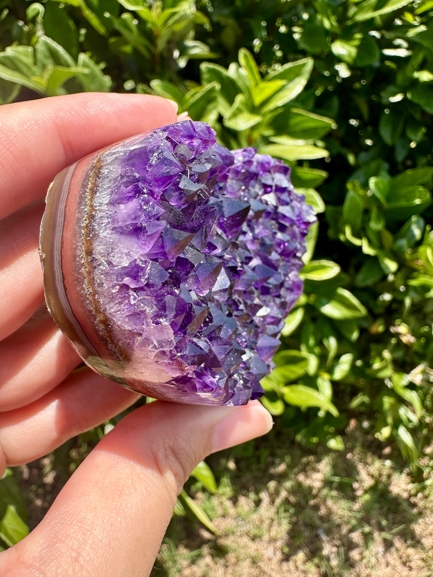 Amethyst Druzy Heart from Uruguay - A Stunning Symbol of Love and Spiritual Growth, Perfect for Collectors and Home Decor (Copy)