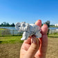 Beautiful Howlite Elephant Carving - Unique Healing Stone Sculpture for Home Decor and Positive Energy Gifts