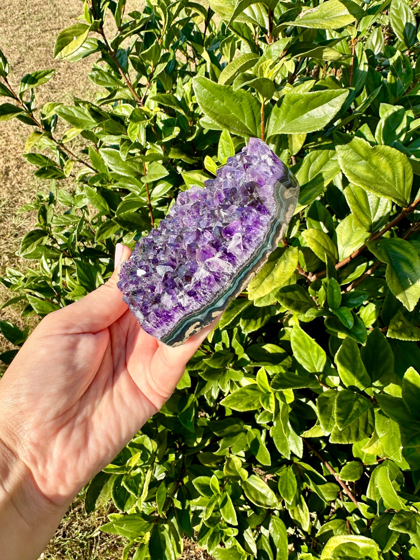 Amethyst Druzy Heart from Uruguay - A Stunning Symbol of Love and Spiritual Growth, Perfect for Collectors and Home Decor