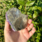 Amethyst Druzy Heart from Uruguay - A Stunning Symbol of Love and Spiritual Growth, Perfect for Collectors and Home Decor