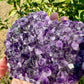 Amethyst Druzy Heart from Uruguay - A Stunning Symbol of Love and Spiritual Growth, Perfect for Collectors and Home Decor