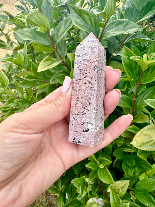 Beautiful Picture Jasper Tower – Natural Jasper Crystal Point – Healing Stone – Meditation Tool – Unique Home Decor – Chakra Balancing Tower