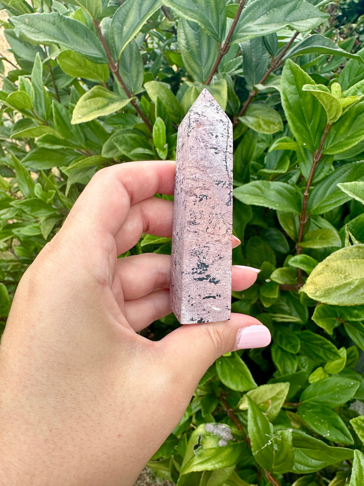 Beautiful Picture Jasper Tower – Natural Jasper Crystal Point – Healing Stone – Meditation Tool – Unique Home Decor – Chakra Balancing Tower