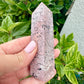 Beautiful Picture Jasper Tower – Natural Jasper Crystal Point – Healing Stone – Meditation Tool – Unique Home Decor – Chakra Balancing Tower