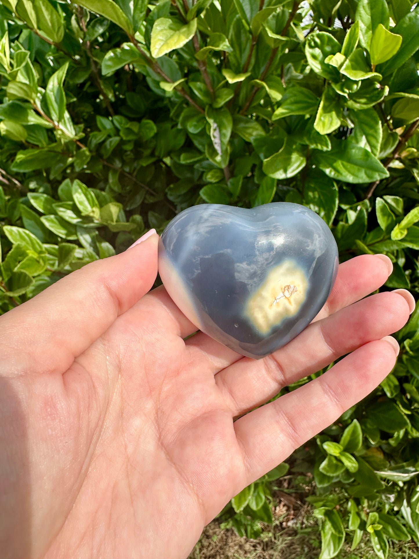 Orca Agate Heart - Dive into Emotional Healing and Oceanic Serenity, Perfect for Love and Calmness, Ideal for Meditation and Romantic Decor