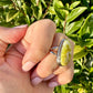 Handcrafted Lizardite Sterling Silver Ring Size 11, Unique Green Gemstone Jewelry, Elegant Women's Statement Ring, Natural Stone Ring, Gift for Her