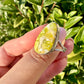 Handcrafted Lizardite Sterling Silver Ring Size 11, Unique Green Gemstone Jewelry, Elegant Women's Statement Ring, Natural Stone Ring, Gift for Her