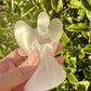 Angel Selenite Carving: Divine Handcrafted Gemstone Figurine for Spiritual Healing and Peaceful Home Decor, Ideal for Meditation Spaces