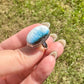 Sterling Silver Blue Ice Glacierite Ring Size 7