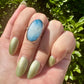 Sterling Silver Blue Ice Glacierite Ring Size 7
