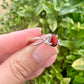 Sterling Silver Garnet Ring Size 8.5 - Elegant Handcrafted Jewelry with Vibrant Garnet Gemstone for Timeless Beauty and Charm