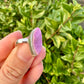 Cobaltoan Calcite Sterling Silver Ring Size 7 - Vibrant Pink Gemstone Jewelry for Love and Healing, Elegant Accessory