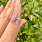 Cobaltoan Calcite Sterling Silver Ring Size 7 - Vibrant Pink Gemstone Jewelry for Love and Healing, Elegant Accessory