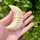 Yellow Calcite Moon Bowl, Natural Healing Crystal Decor, Spiritual Meditation, Unique Home Decor, Reiki Energy, Crystal Holder, Gift Idea