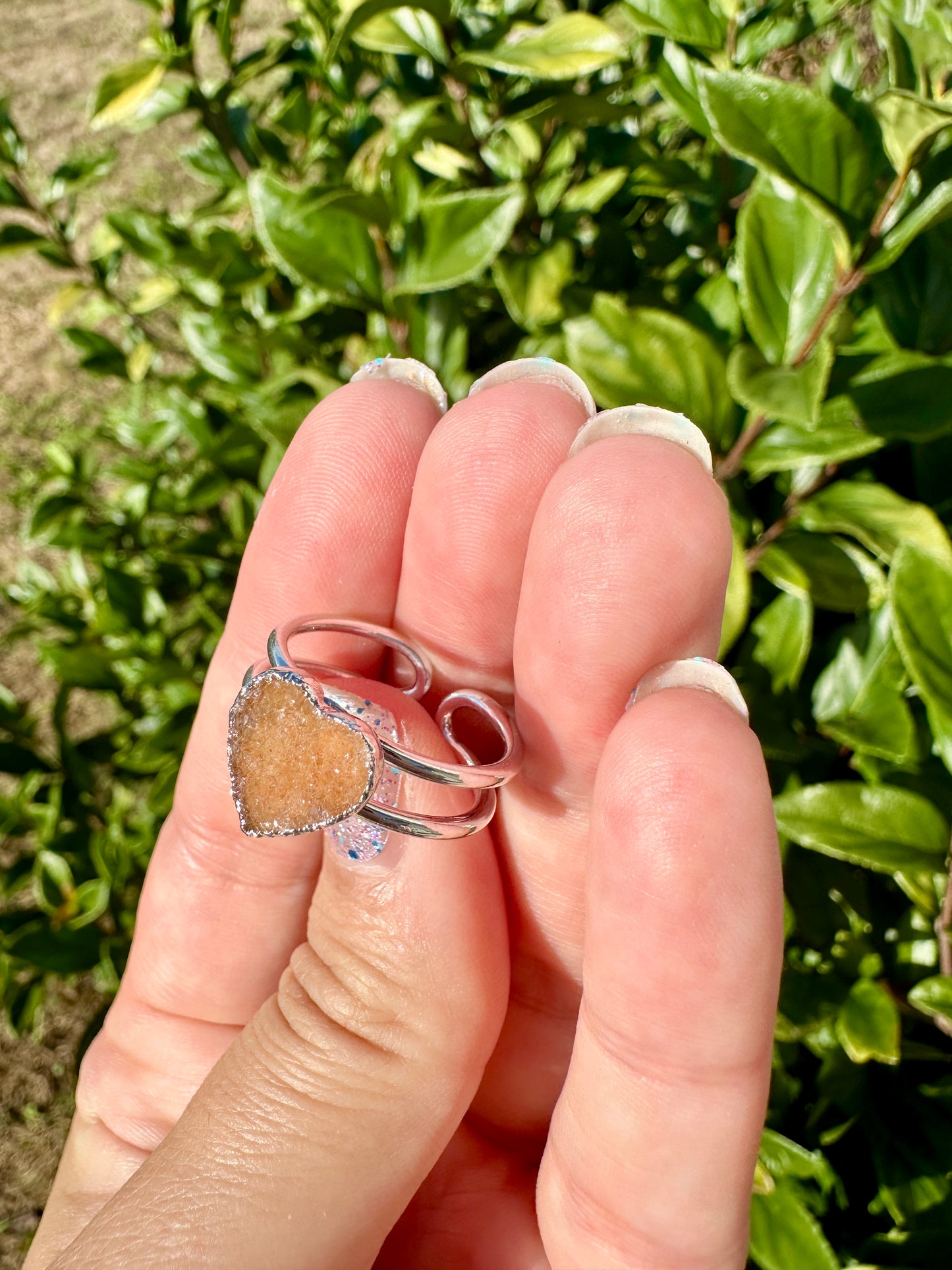 Exquisite Uruguayan Druzy Amethyst Adjustable Silver Ring, Natural Healing Stone Jewelry, Unique Gift, Purple Crystal Ring, Handcrafted Adjustable Ring