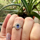 Sterling Silver Tanzanite Adjustable Ring - December Birthstone Jewelry - Adjustable Gemstone Ring for Women - Unique Gift for Her