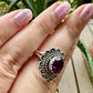 Sterling Silver Amethyst Size 8 Ring - February Birthstone Jewelry - Purple Gemstone Ring for Women - Perfect Gift for Her