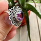 Sterling Silver Amethyst Size 8 Ring - February Birthstone Jewelry - Purple Gemstone Ring for Women - Perfect Gift for Her