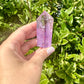 Amethyst Tower - Natural Crystal Healing Stone - Elegant Home Decor Piece - Perfect Gift for Crystal Lovers and Collectors