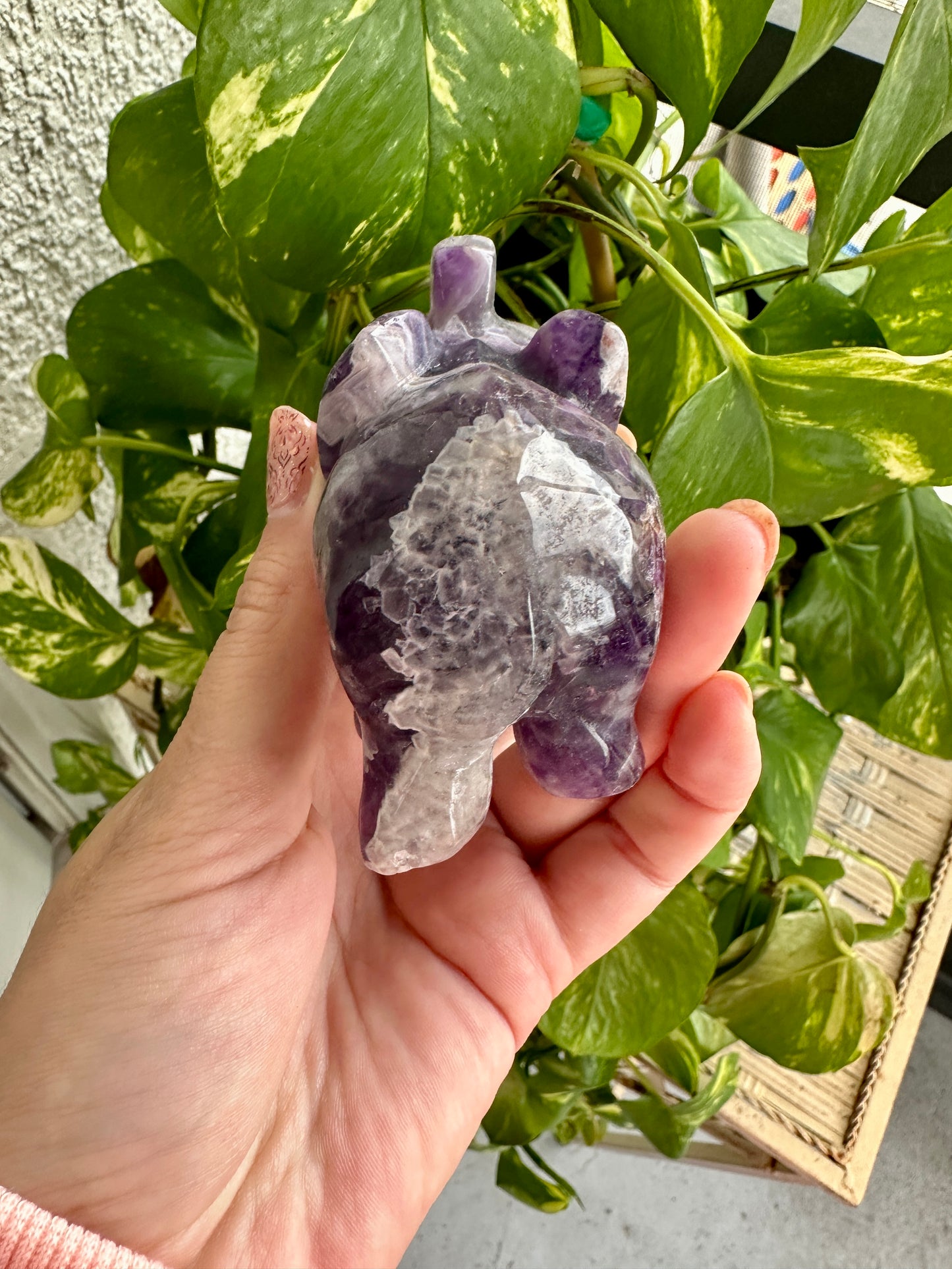 Dream Amethyst Elephant Sculpture - Symbol of Peace, Wisdom, and Spiritual Growth, Perfect for Enhancing Tranquility