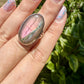 Labradorite Sterling Silver Ring with Purple Flash – Size 10 – Unique Gemstone Jewelry for Women