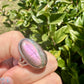 Labradorite Sterling Silver Ring with Purple Flash – Size 10 – Unique Gemstone Jewelry for Women