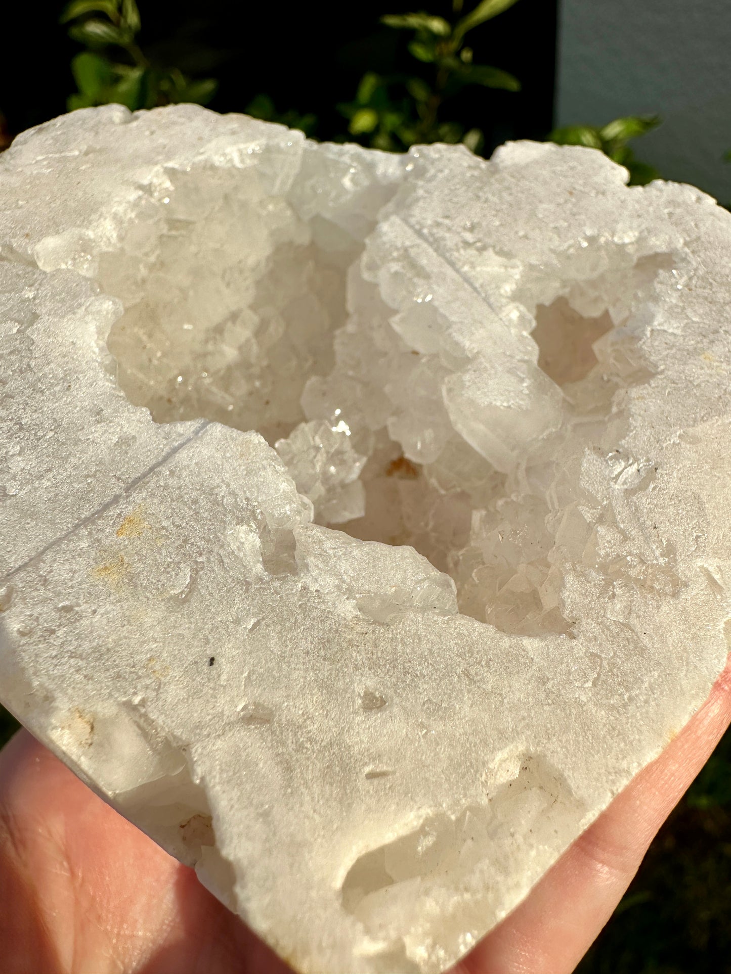 Stunning Agate Druzy Geode Heart