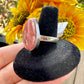 Rhodochrosite Sterling Silver Ring Size 10 - Elegant Pink Gemstone, Crafted Jewelry, Perfect for Any Occasion