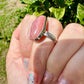 Rhodochrosite Sterling Silver Ring Size 10 - Elegant Pink Gemstone, Crafted Jewelry, Perfect for Any Occasion