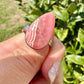 Rhodochrosite Sterling Silver Ring Size 10 - Elegant Pink Gemstone, Crafted Jewelry, Perfect for Any Occasion