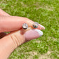 Rose Quartz - Stud Earrings