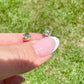 Peridot Sterling Silver Stud Earrings, August Birthstone Jewelry, Green Gemstone Ring,  Minimalist Design, Fine Jewelry