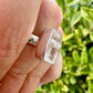 Clear Quartz Sterling Silver Ring – Size 6.25 – Elegant Gemstone Jewelry for Women