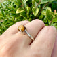 Sterling Silver Tiger's Eye Ring – Size 9.25 – Unique Gemstone Jewelry for Women