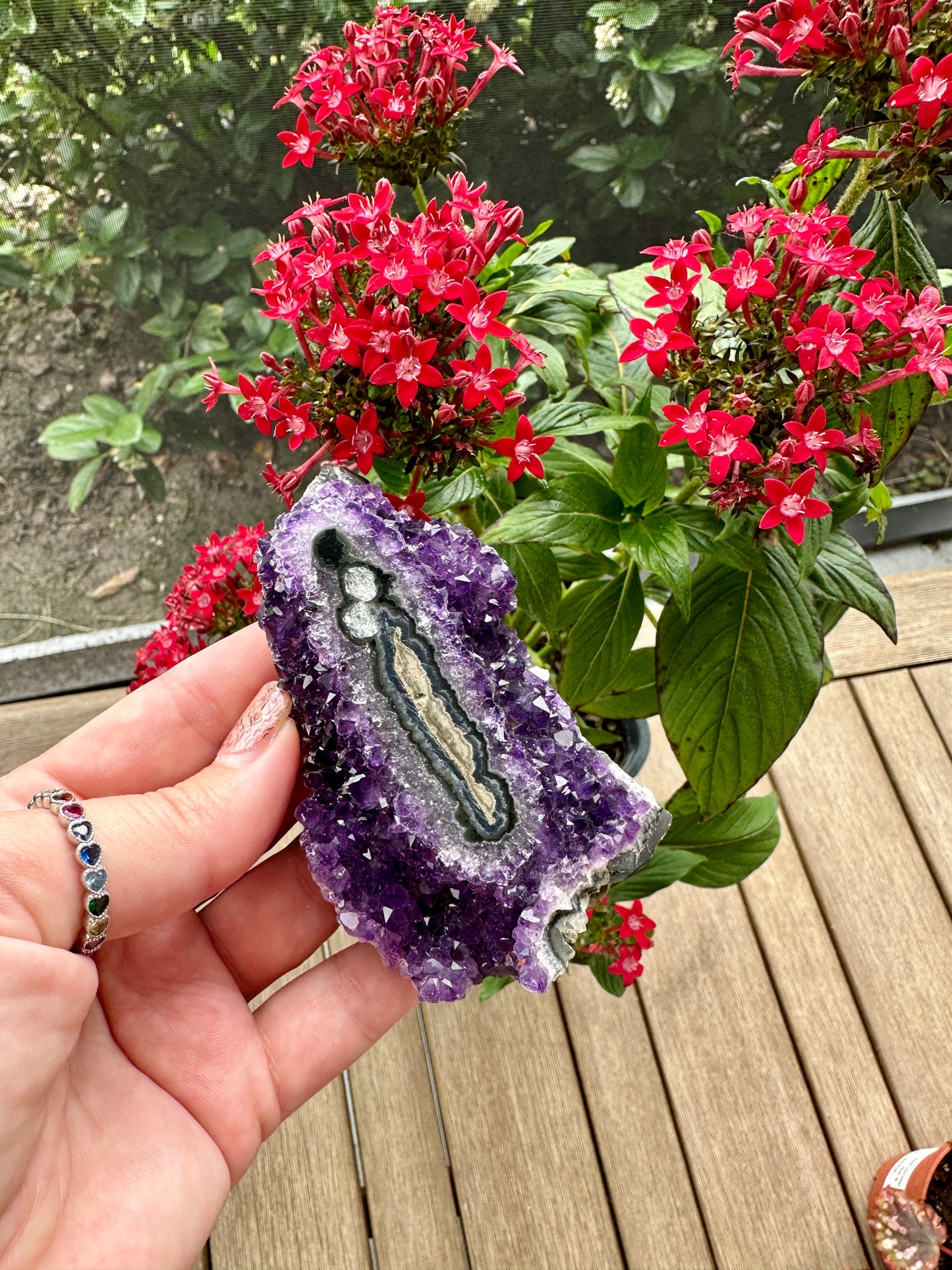 Exquisite Uruguayan Amethyst Stalactite - A Majestic Natural Wonder for Collectors and Decor Enthusiasts