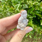 Ocean Jasper Buddha Carving - Serene Meditation Decor, Handcrafted Spiritual Stone Statue for Zen Home Ambiance, Unique Gemstone Artwork