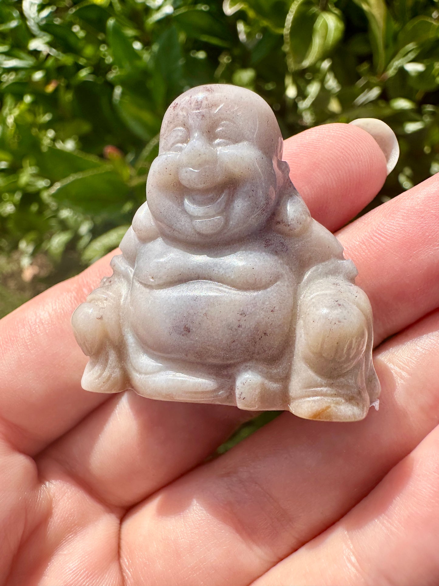 Ocean Jasper Buddha Carving - Serene Meditation Decor, Handcrafted Spiritual Stone Statue for Zen Home Ambiance, Unique Gemstone Artwork