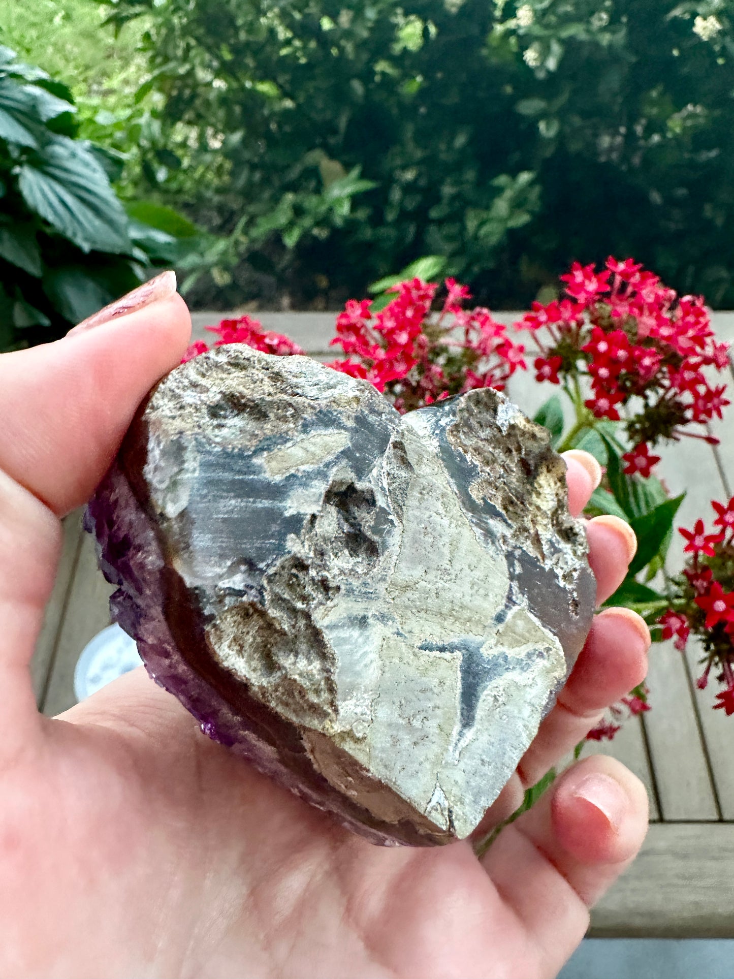 Exquisite Amethyst Druzy Heart from Uruguay - A Stunning Symbol of Love and Spiritual Growth, Perfect for Collectors and Home Decor
