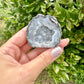 Gorgeous Agate Cut Base Geode - Natural Crystal Geode for Home Decor, Healing, and Meditation