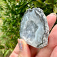 Gorgeous Agate Cut Base Geode - Natural Crystal Geode for Home Decor, Healing, and Meditation