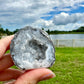 Gorgeous Agate Cut Base Geode - Natural Crystal Geode for Home Decor, Healing, and Meditation